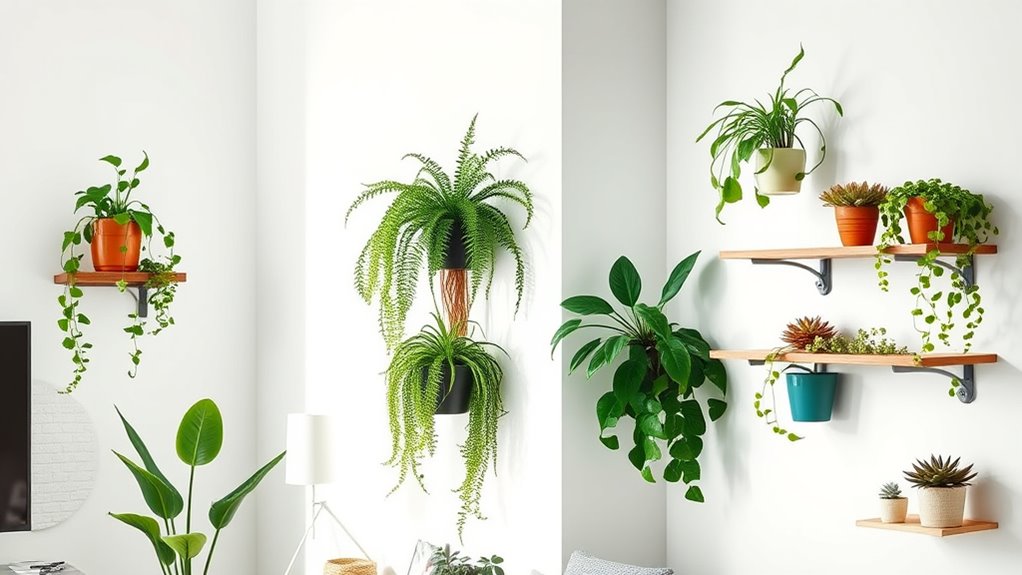 damage free greenery display