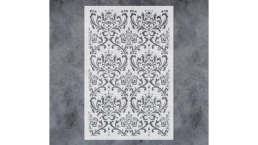 damask wall stencil kit