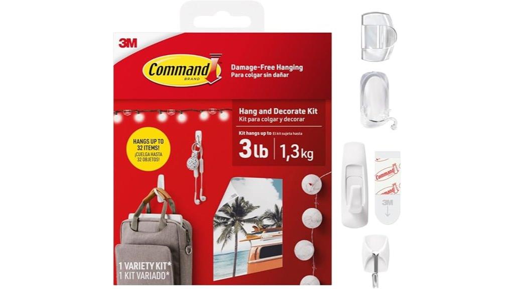 decorative hanging kit included