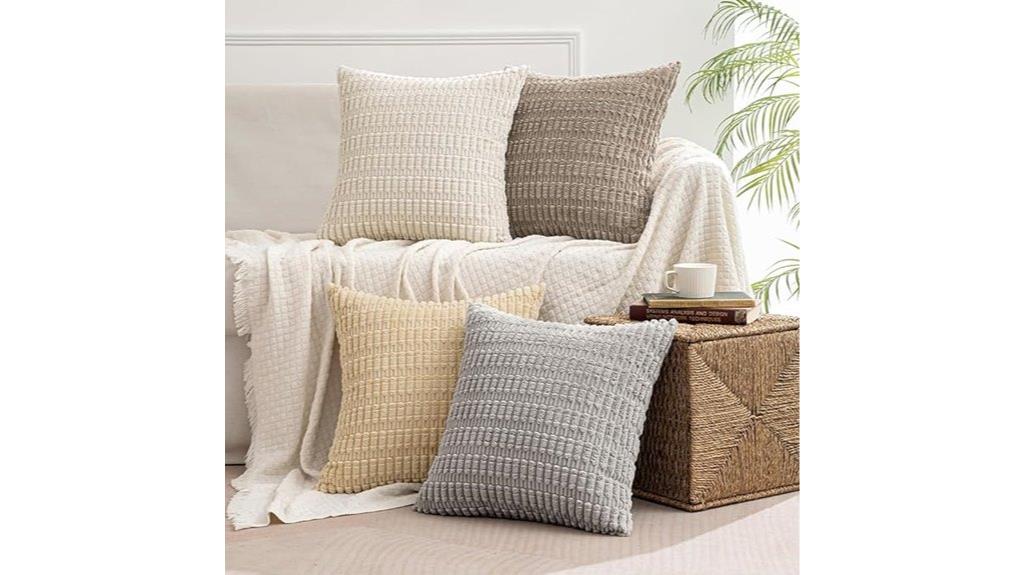 decorative pillow covers set