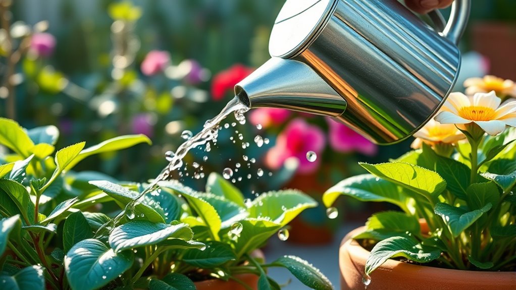 deep morning watering technique