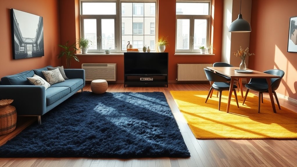 define zones with rugs