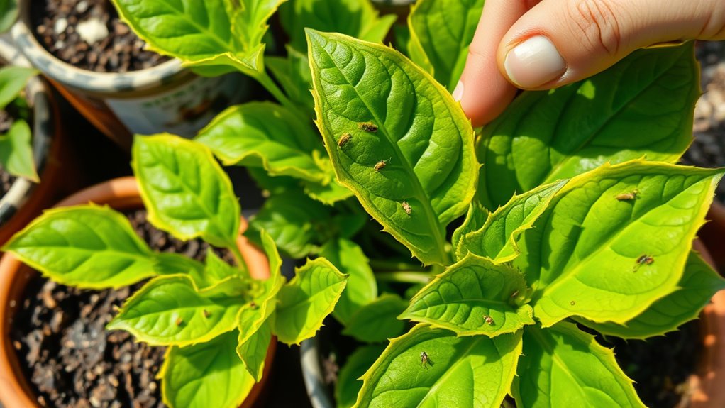 detect pests early use natural controls