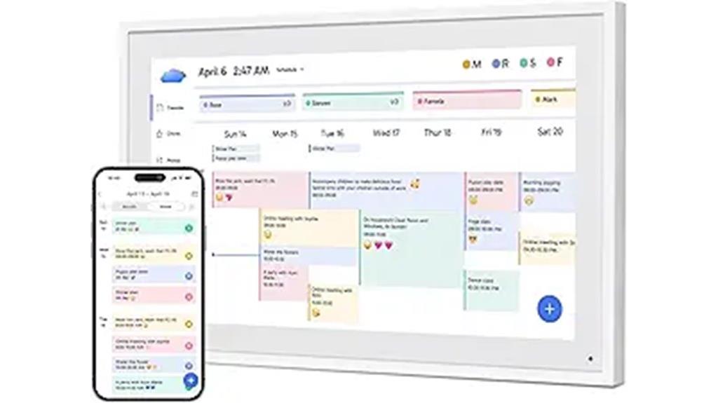 digital 15 6 inch chore calendar
