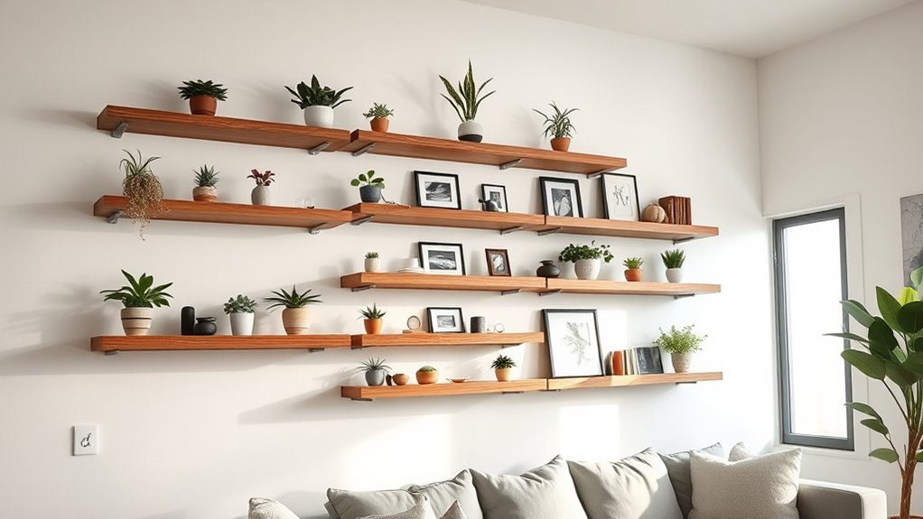 diy floating shelves ideas