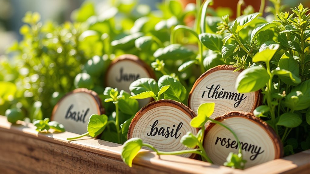 diy herb garden labels