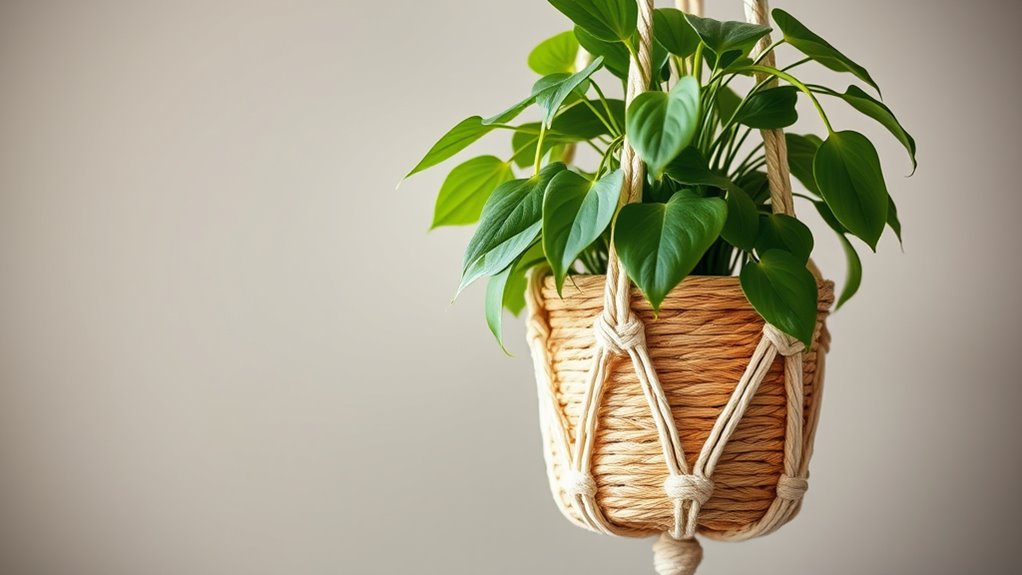 diy macrame plant hanger