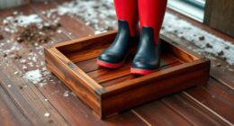 diy winter boot tray