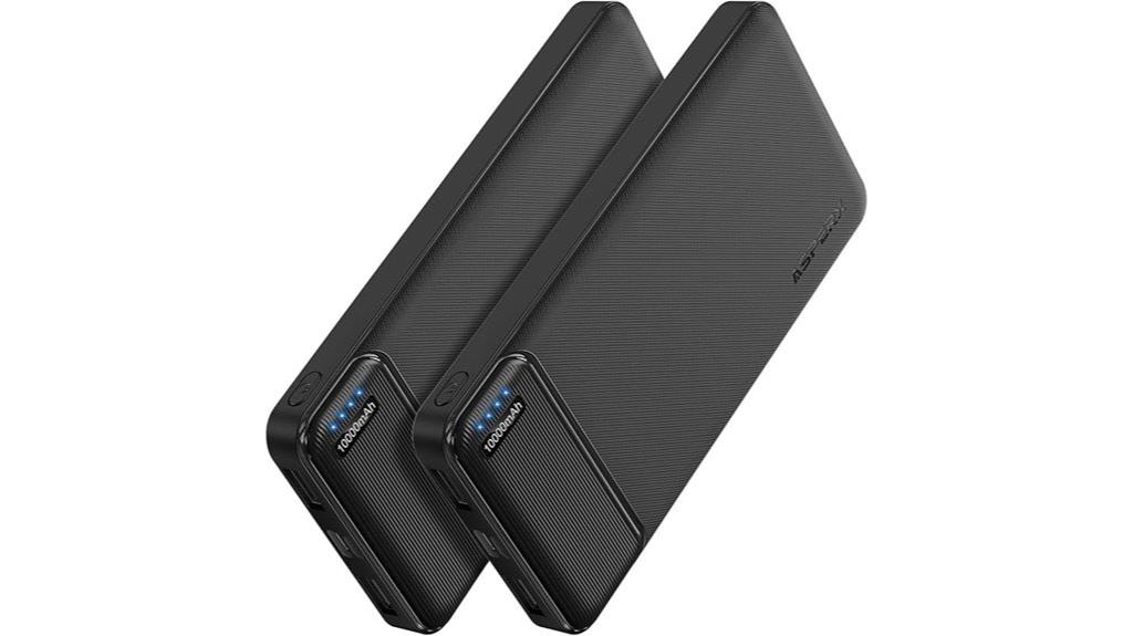 dual 10 000mah portable chargers