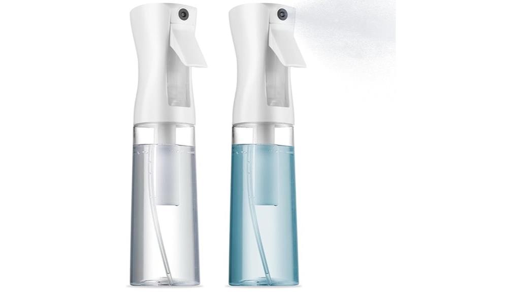 dual fine mist spray bottles