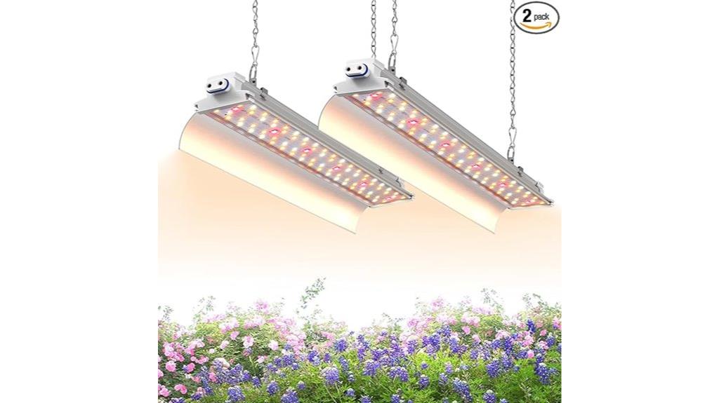 dual full spectrum led grow lights