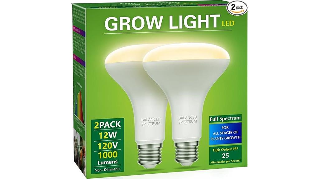dual led grow light bulbs