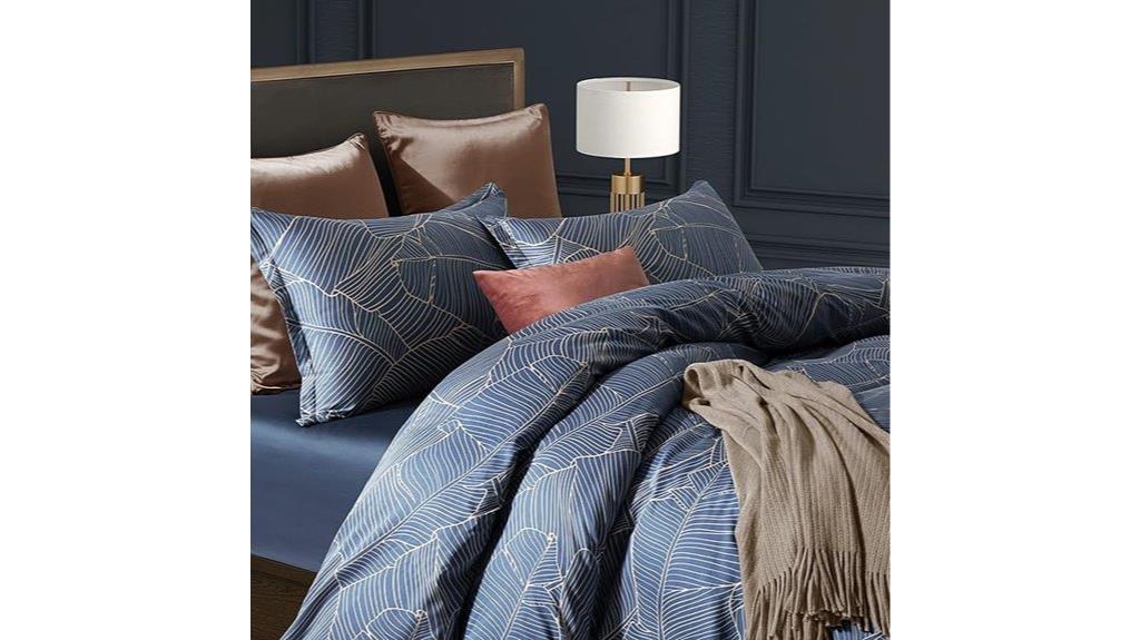 dusky blue duvet set