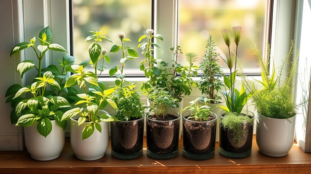 easy herbs for windowsill