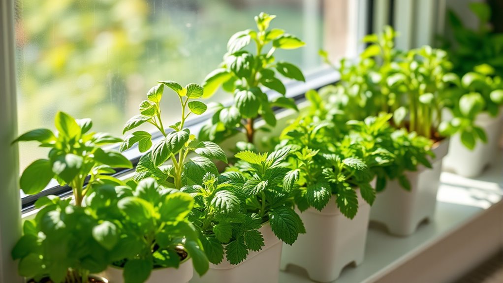 easy herbs for windowsill