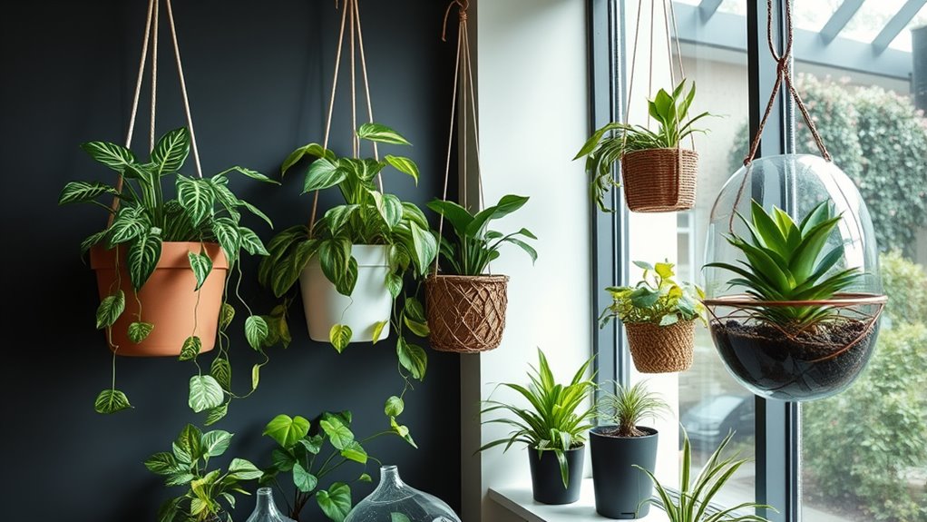 eco friendly stylish plant displays