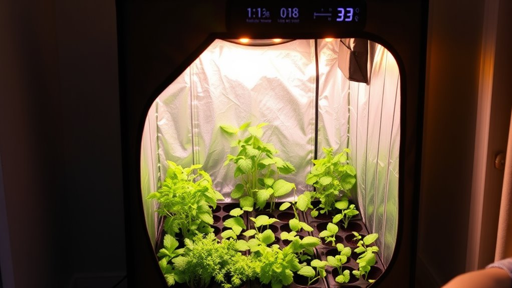 efficient compact indoor gardening