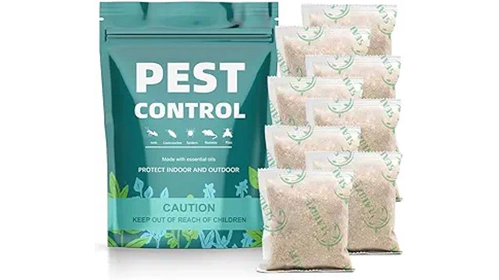 eight pack mouse repellent pouches