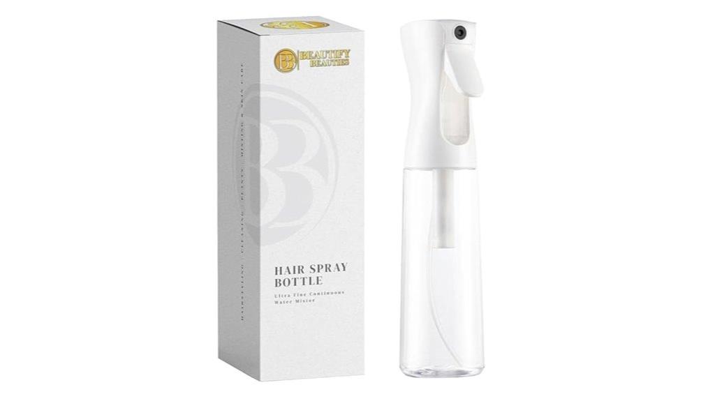 elegant hair spray bottle