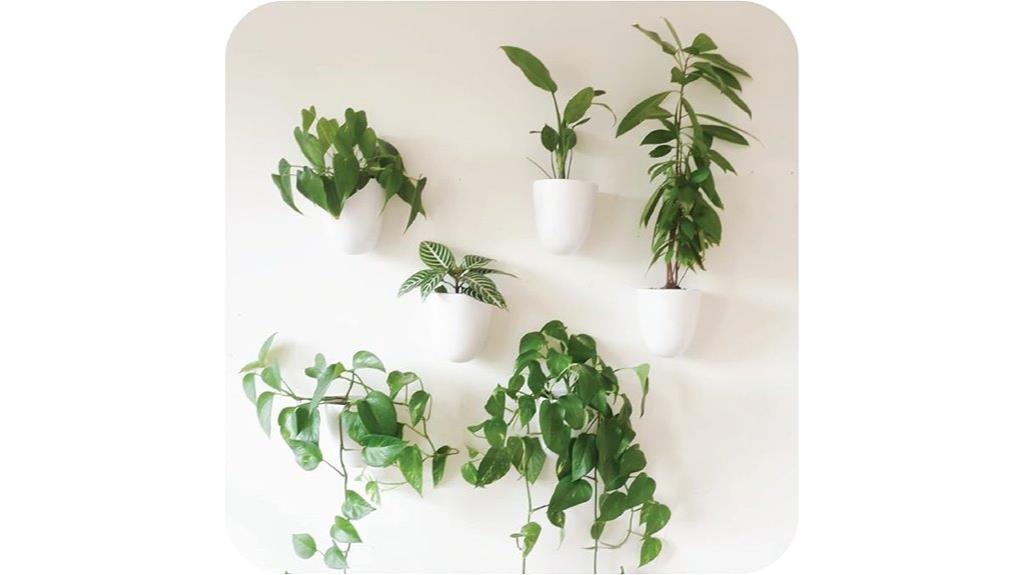 elegant wall mounted planters