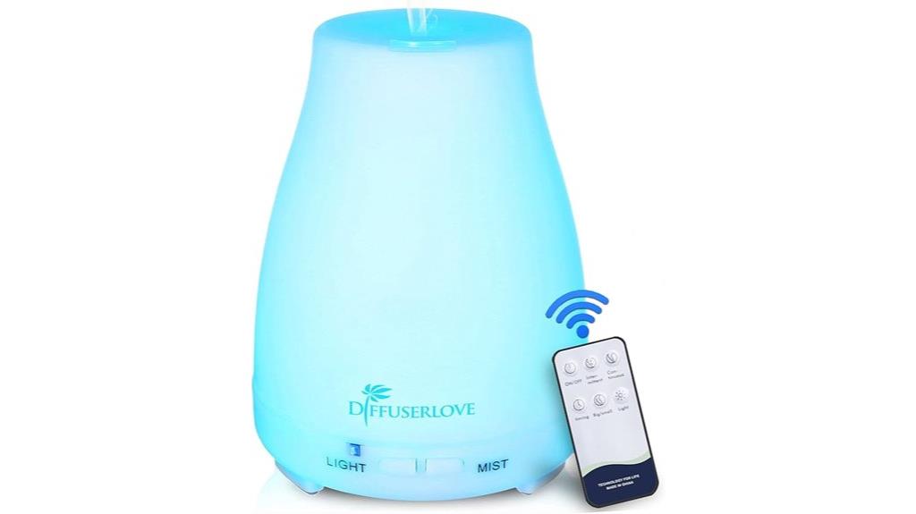 essential oil diffuser with remote