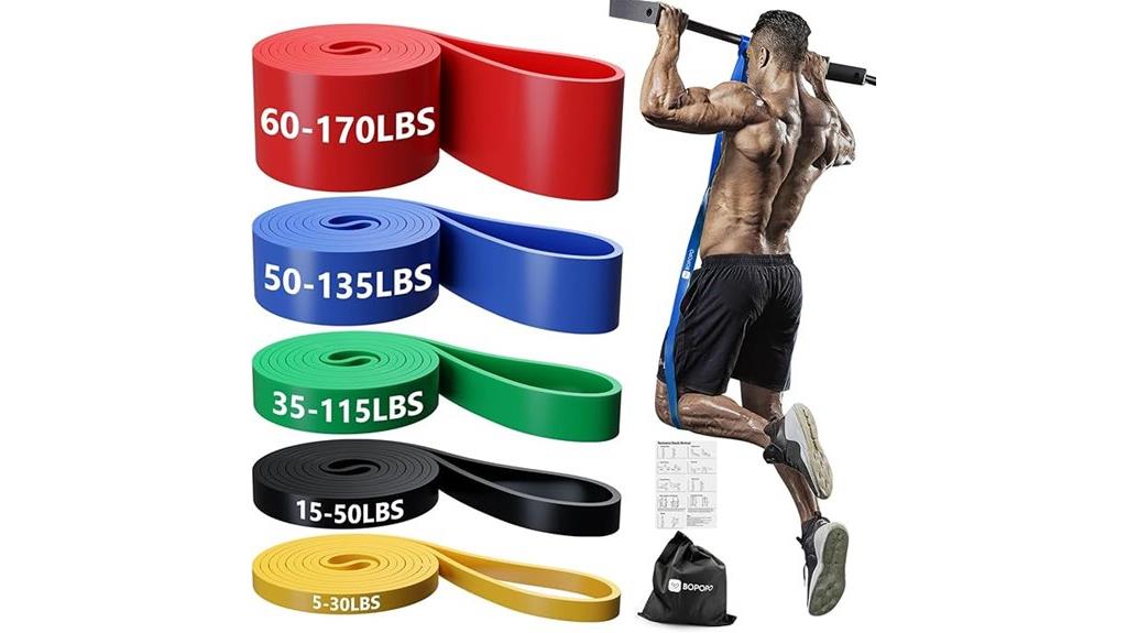 exercise and stretching bands