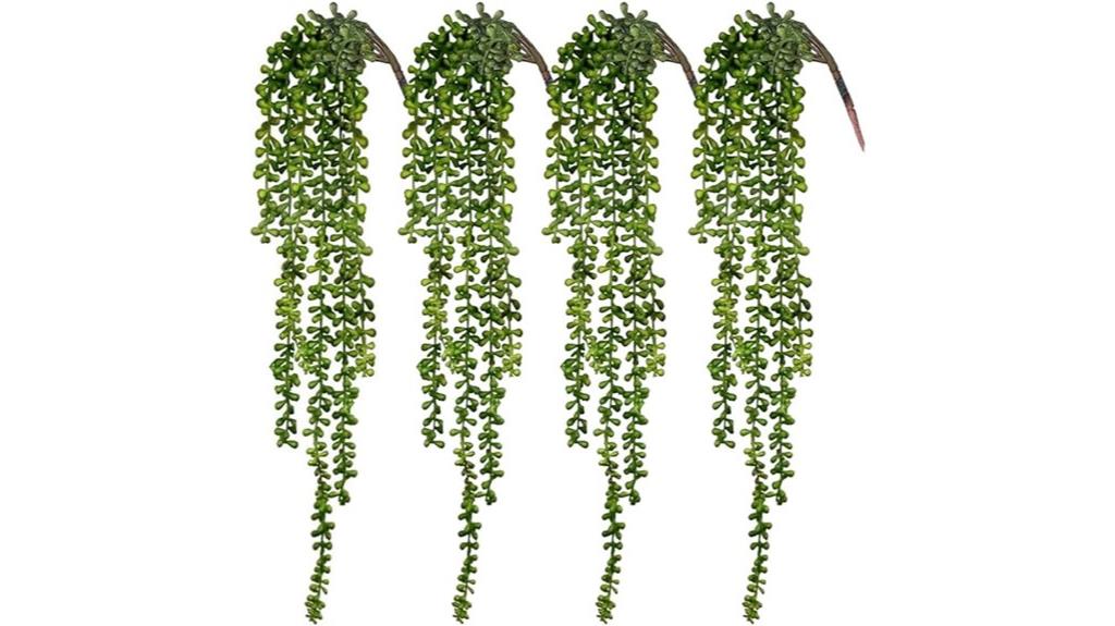 fake hanging plant decor