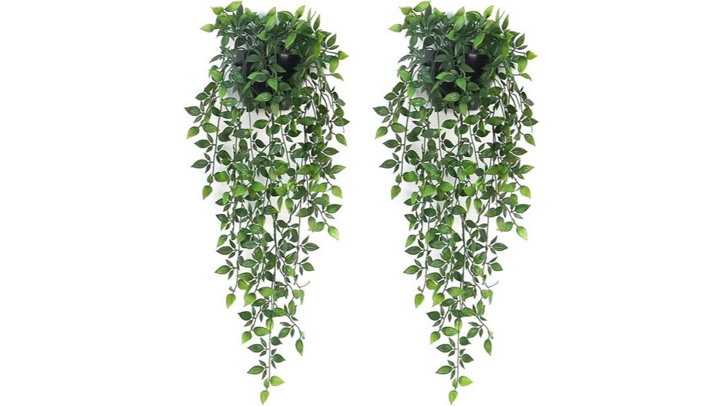 faux wall vine planters