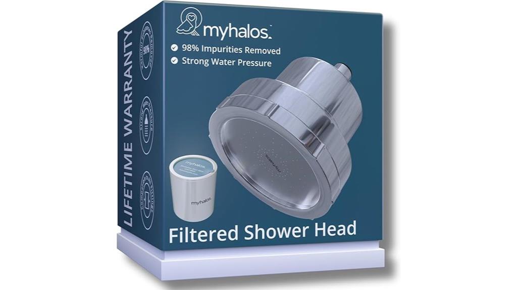 filtered hard water shower
