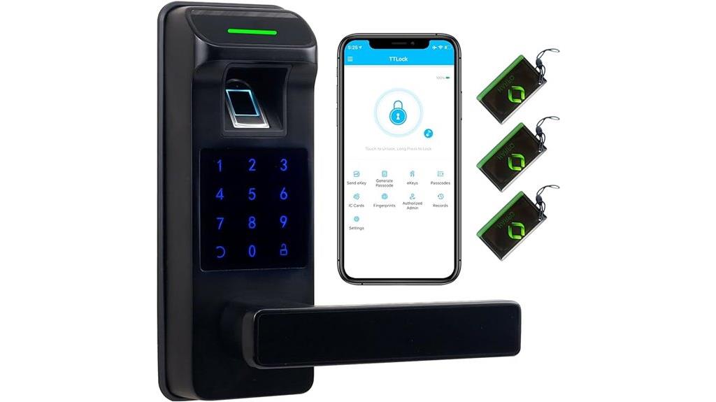 fingerprint app touchscreen lock