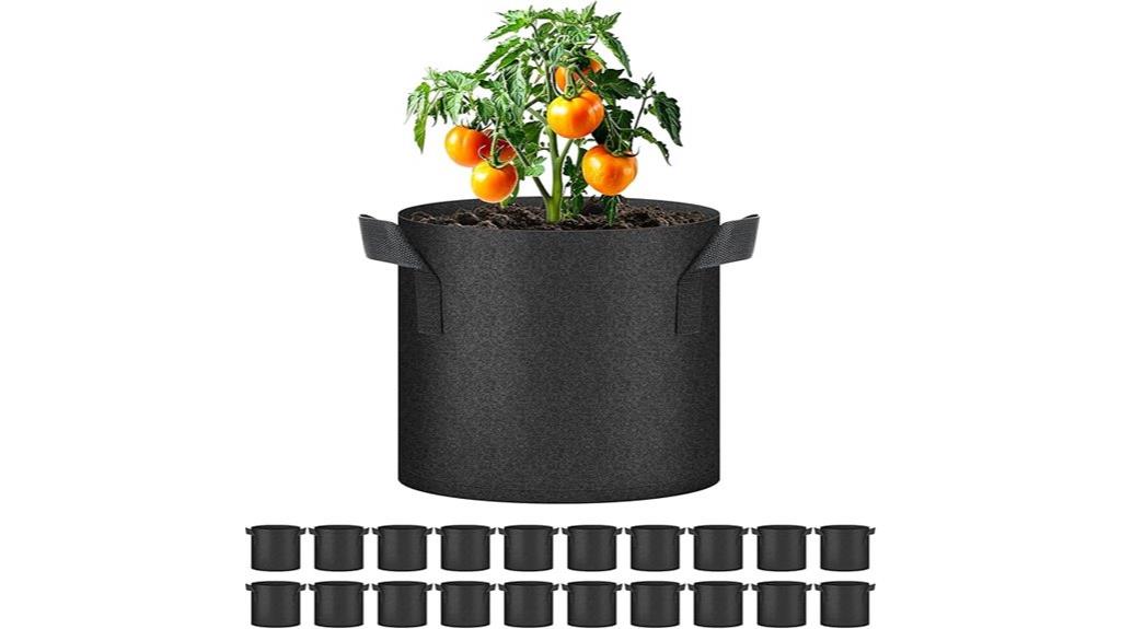 five gallon grow bags