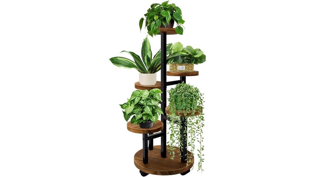 five tier plant stand