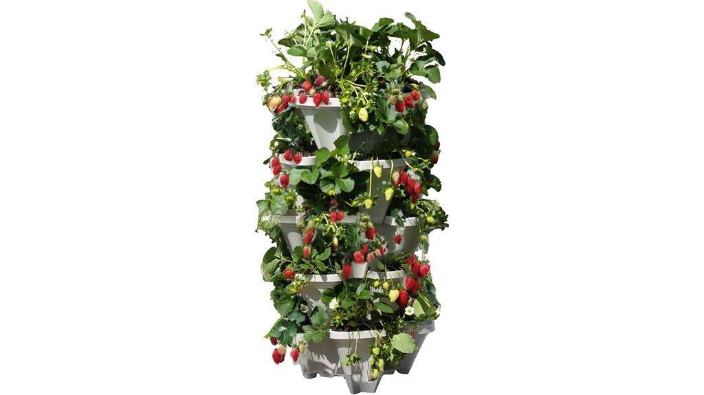 five tier vertical planter