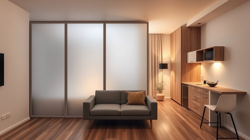 flexible movable private partitions