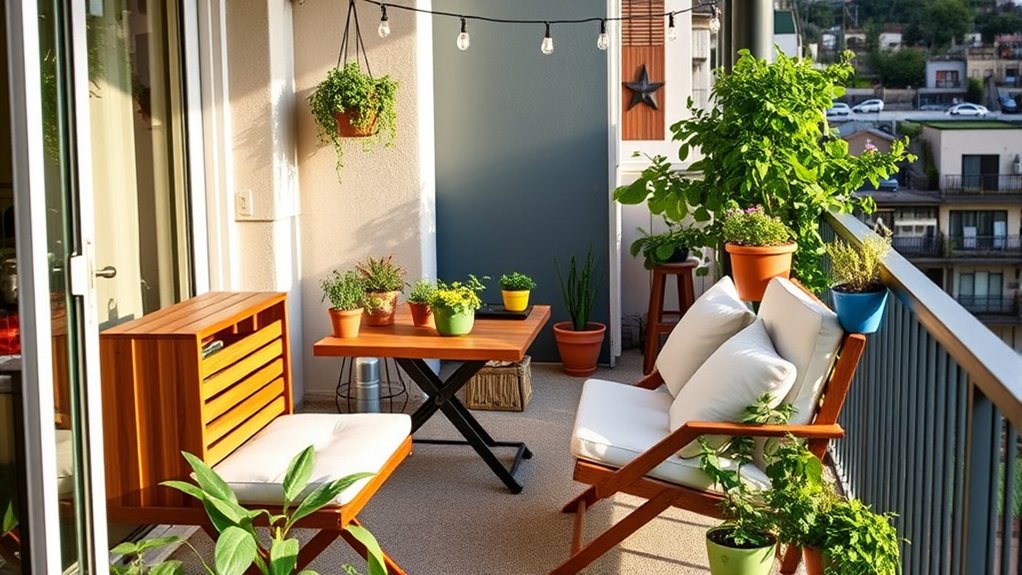 flexible space saving outdoor furniture