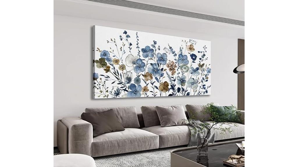 floral canvas wall decor