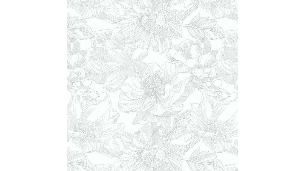 floral peel and stick wallpaper