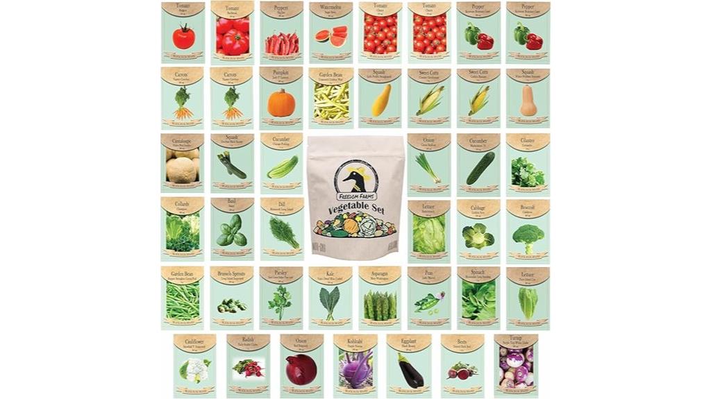 forty three seed packet collection