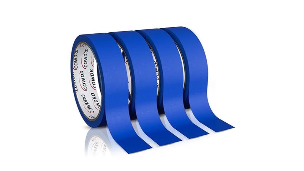 four blue painter s tape