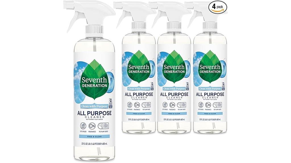 four pack eco friendly cleaner