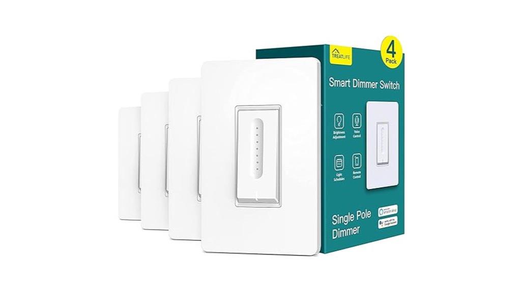 four pack smart dimmer switches