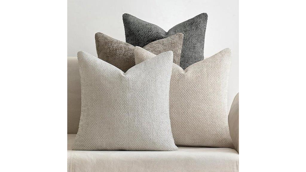 four pillow covers pack