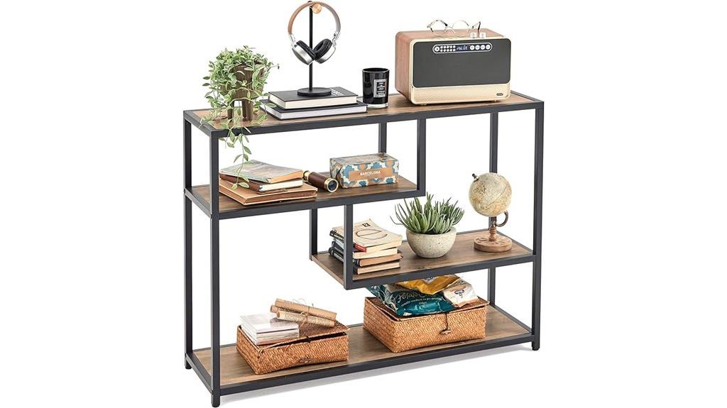 four tier entryway table