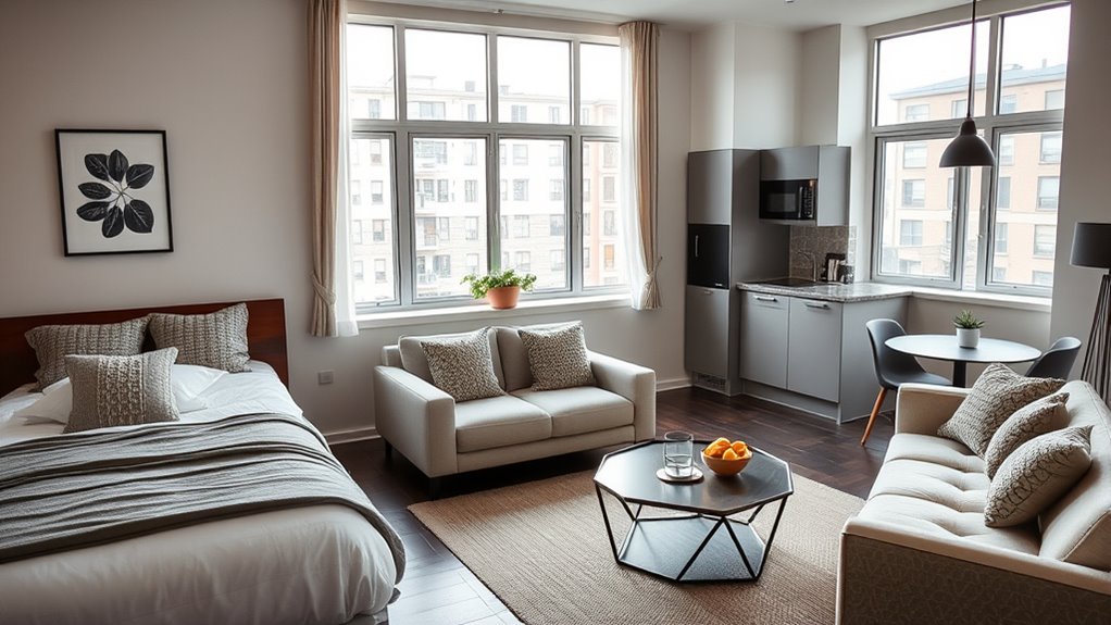 functional zone furniture arrangement
