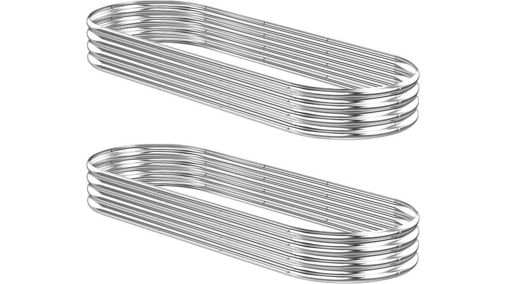 galvanized steel garden bed