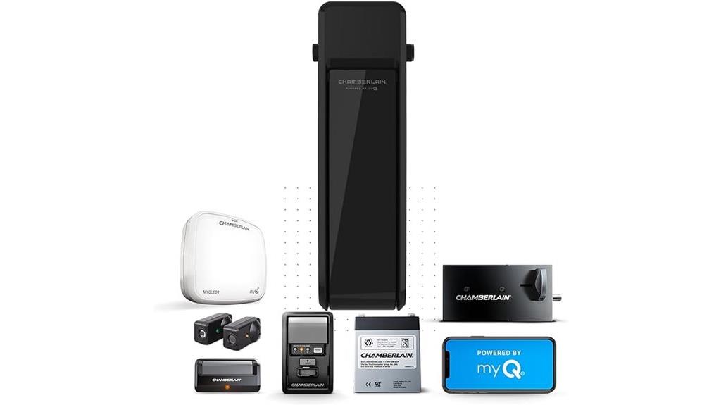 garage door opener with backup