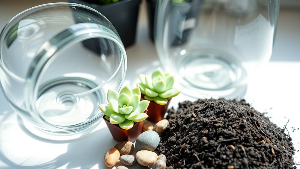 gather supplies for healthy ecosystem