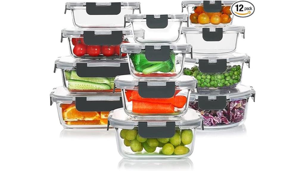 glass container set