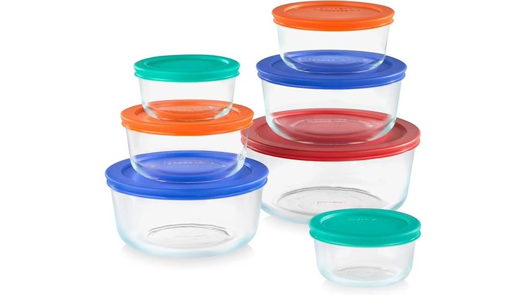 glass food storage set