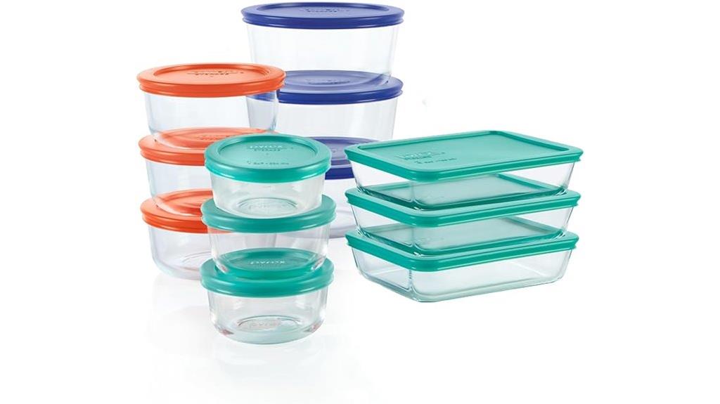 glass food storage set